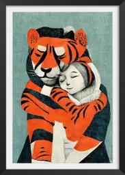 Mon tigre et moi - poster enfant