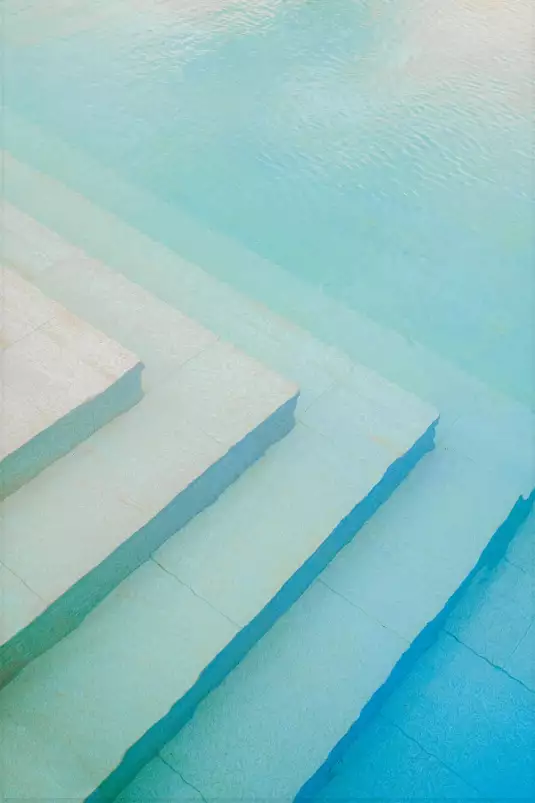 Piscine mexique - tableau art contemporain