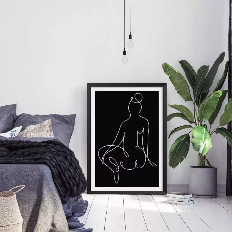 Nude pica - affiches minimalistes