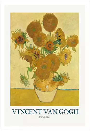 Les Tournesols - Tableau de Vincent Van Gogh