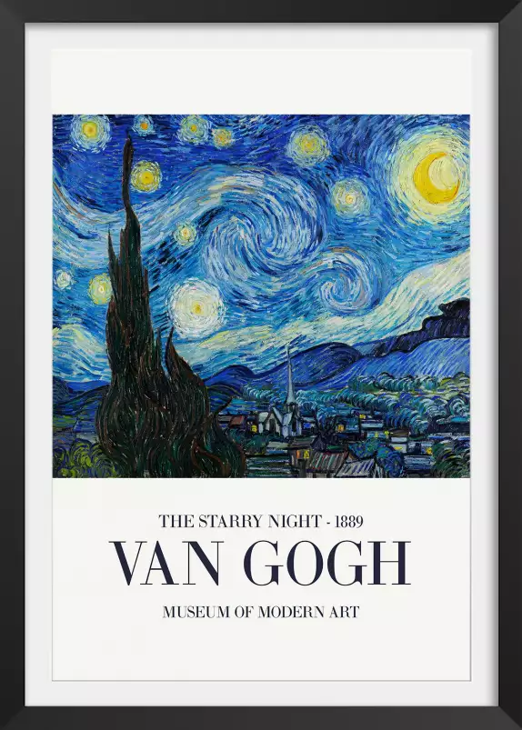 La nuit étoilée - Tableau de Vincent Van Gogh