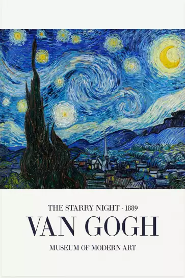 La nuit étoilée - Tableau de Vincent Van Gogh