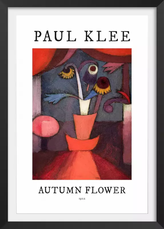 Fleur d'automne 1922 - Tableau de Paul Klee