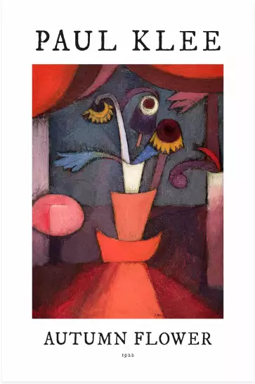 Fleur d'automne 1922 - Tableau de Paul Klee