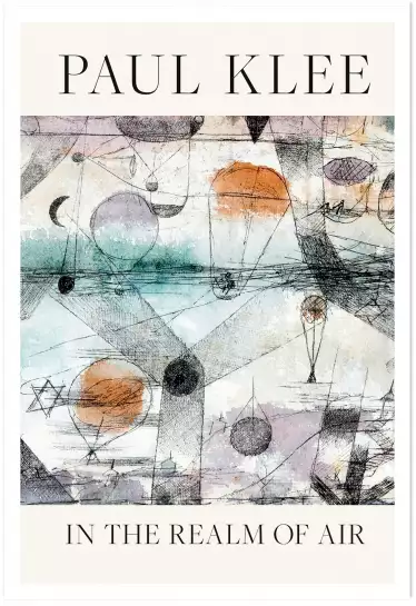 Au royaume de l'air 1917 - Tableau de Paul Klee