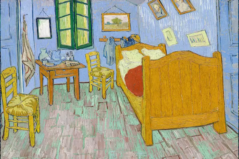 La chambre à coucher - Tableau de Vincent Van Gogh