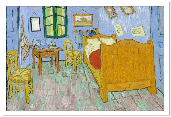 La chambre à coucher - Tableau de Vincent Van Gogh