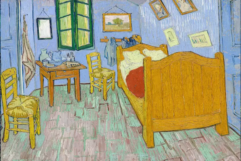 La chambre à coucher - Tableau de Vincent Van Gogh