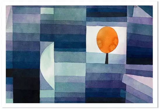 Le signe avant coureur de l'automne - Tableau de Paul Klee