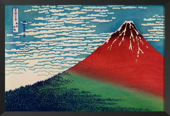 Hokusai, Le Fuji par temps clair, 1830 - estampe japonaise