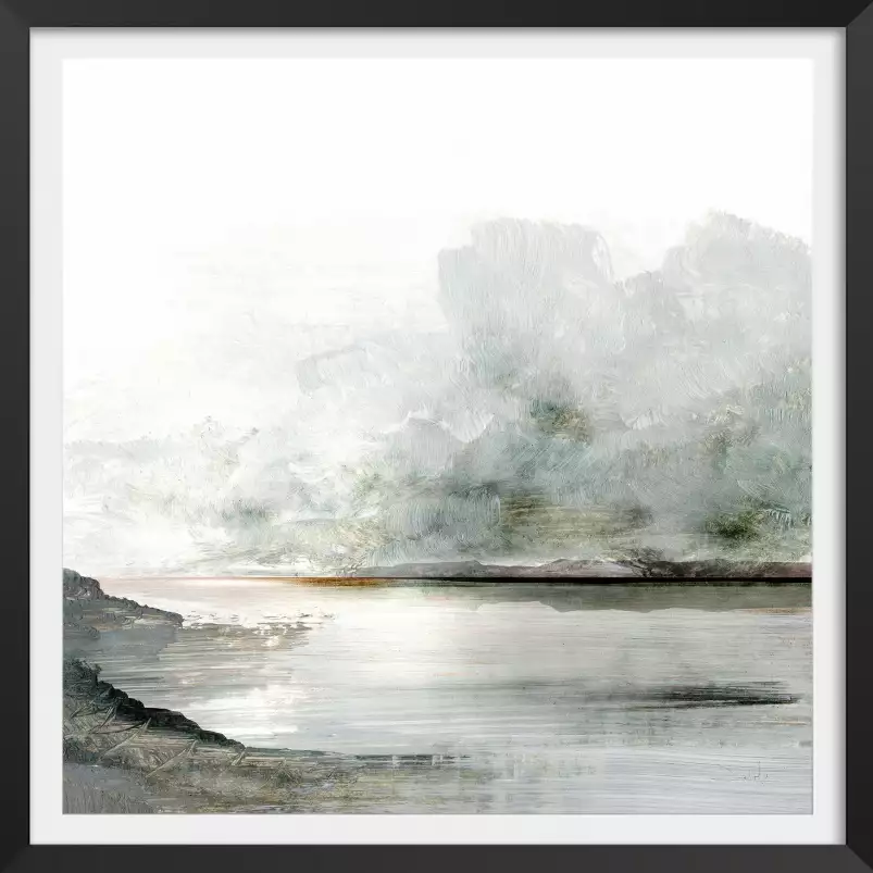 Mono paysage - peinture tableau abstrait