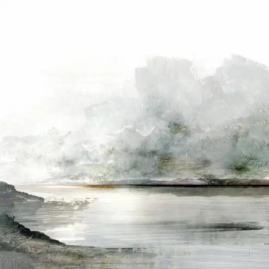 Mono paysage - peinture tableau abstrait