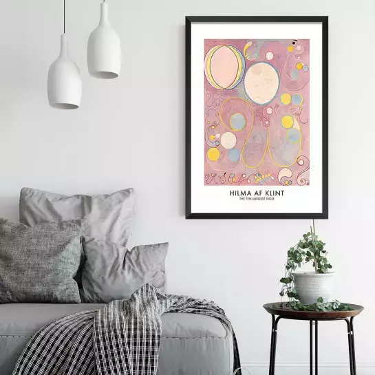 Hilma af Klint Les affiches n°8 - tableau celebre femme