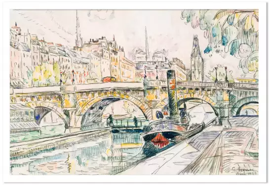 Le Pont Neuf de Paul Signac - tableau célèbre