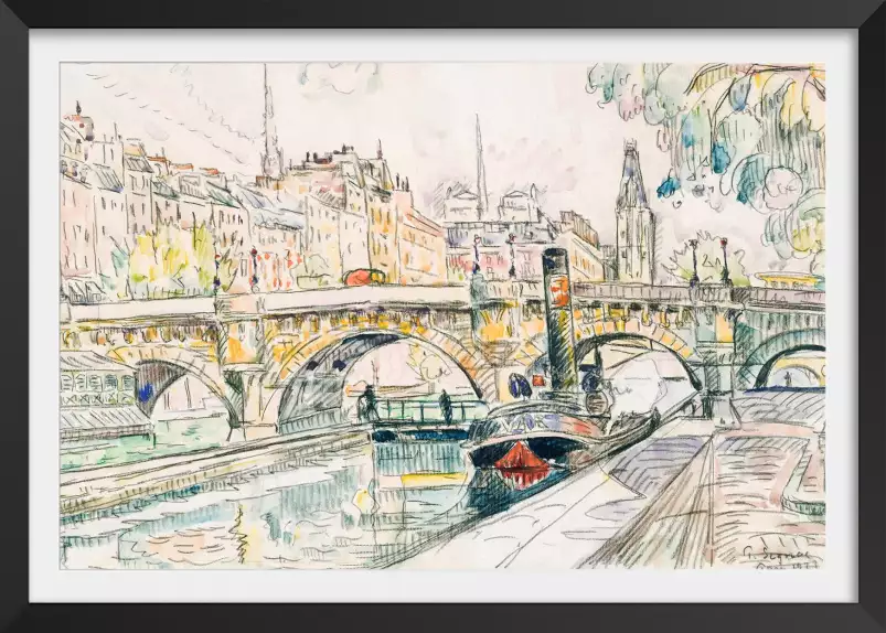 Le Pont Neuf de Paul Signac - tableau célèbre