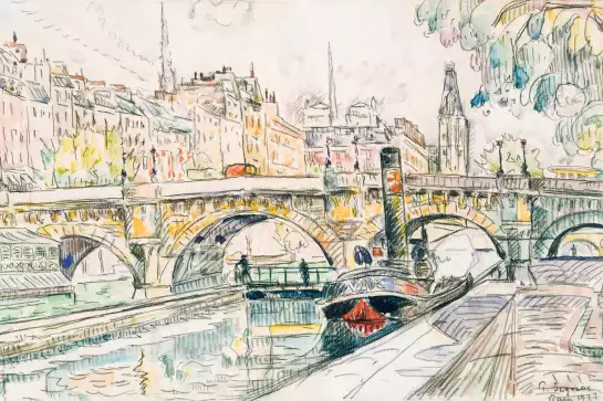 Le Pont Neuf de Paul Signac - tableau célèbre