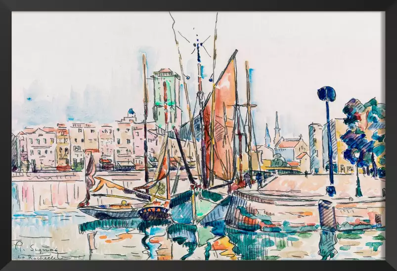 La Rochelle de Paul signac - tableau célèbre