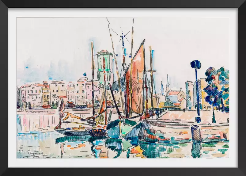 La Rochelle de Paul signac - tableau célèbre