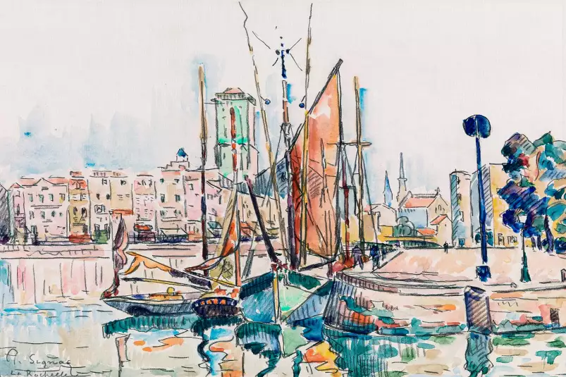 La Rochelle de Paul signac - tableau célèbre