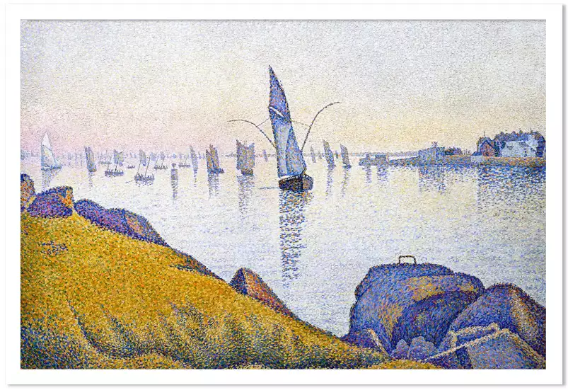 La couleur de l'eau de paul Signac - tableau célèbre