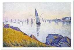 La couleur de l'eau de paul Signac - tableau célèbre