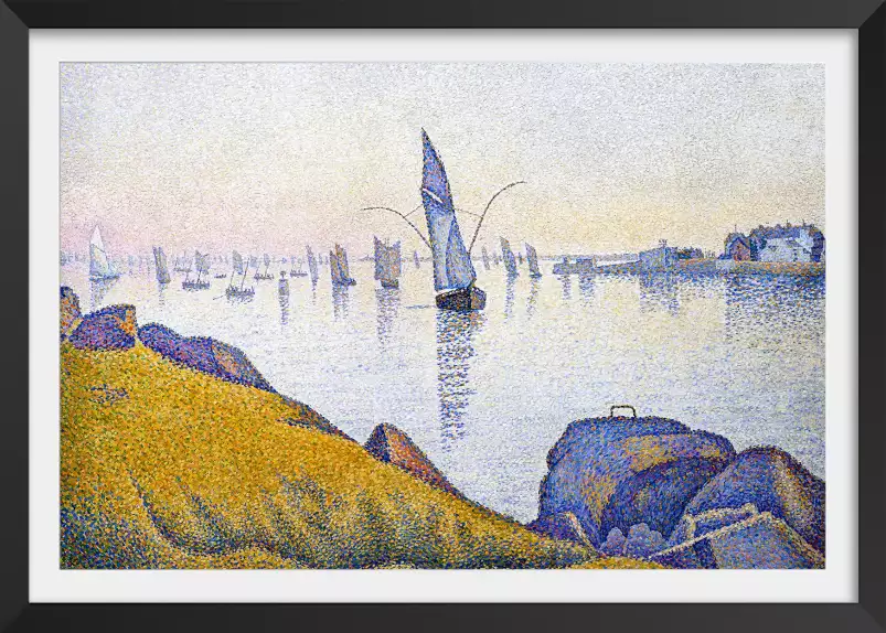 La couleur de l'eau de paul Signac - tableau célèbre