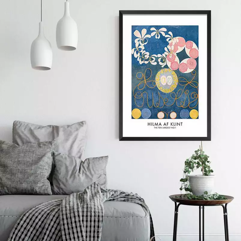 Hilma af Klint Les affiches n°1 - tableau celebre femme