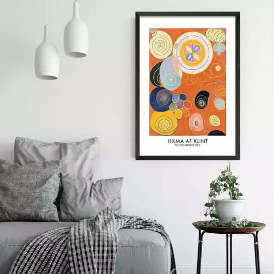 Hilma af Klint Les affiches n°3 - tableau celebre femme