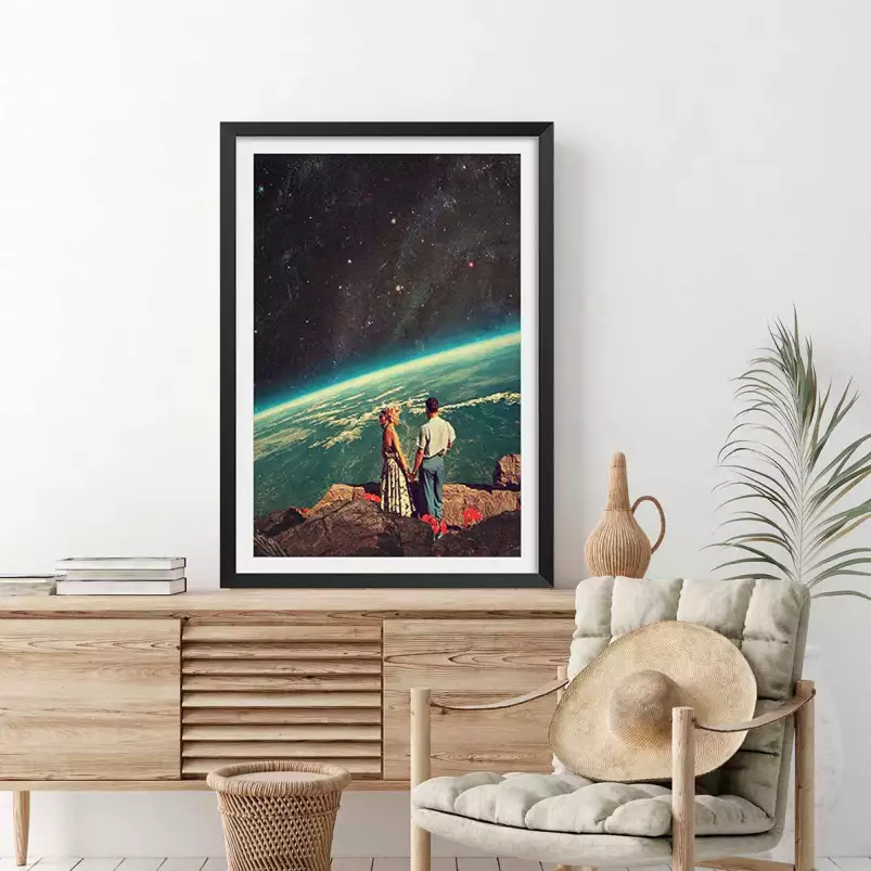 Space love - affiche astronomie