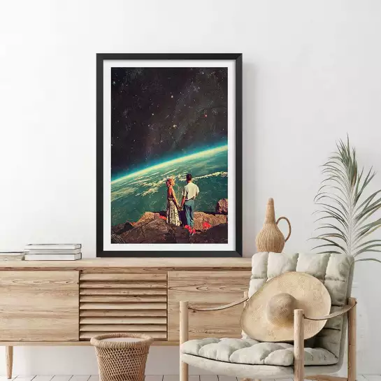 Space love - affiche astronomie