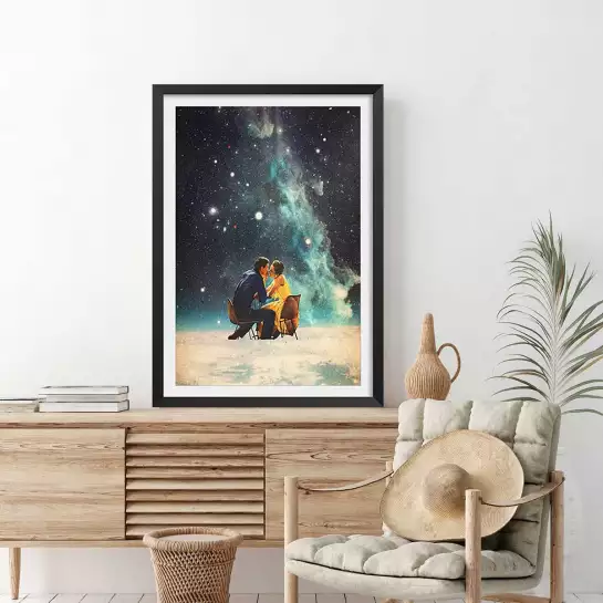 Space resto - affiche astronomie