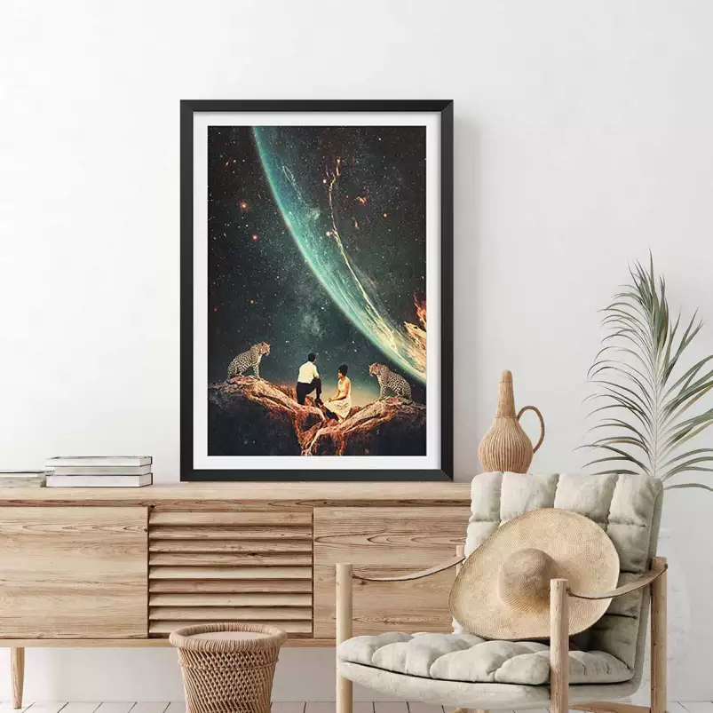 Space tiger - affiche astronomie