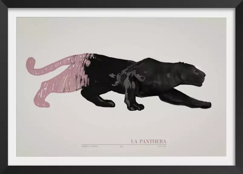 La panthéra - peinture animal