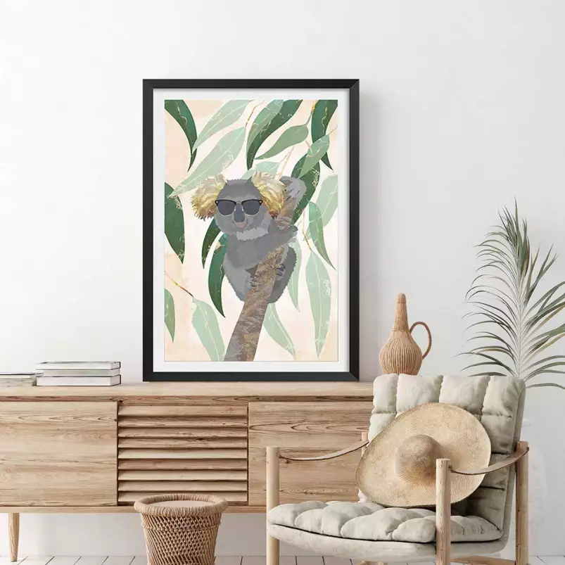 Cool koala - affiche animaux