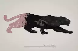 La panthéra - peinture animal