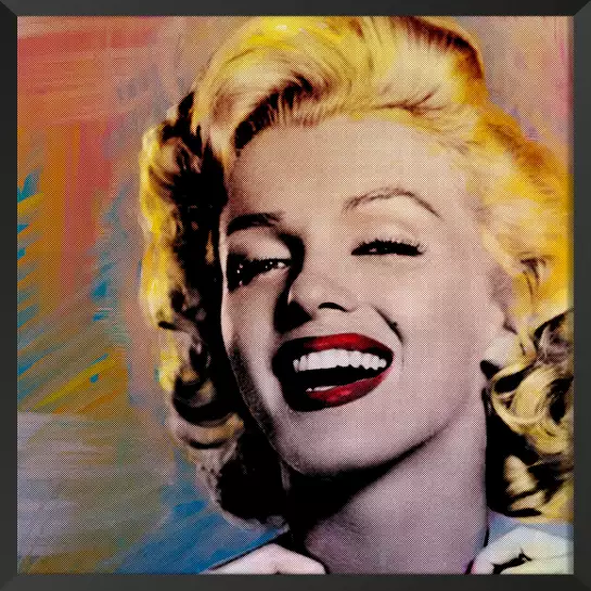 Marilyn is laughing - tableau pop art