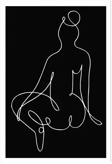 Nude pica - affiches minimalistes