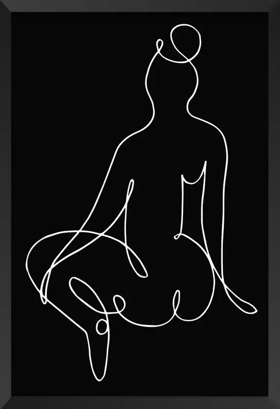 Nude pica - affiches minimalistes