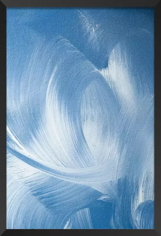 Acrylique vagues - tableau abstrait