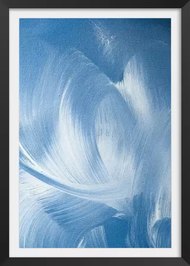 Acrylique vagues - tableau abstrait