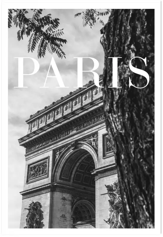 Texte Paris - photographie paris en noir et blanc