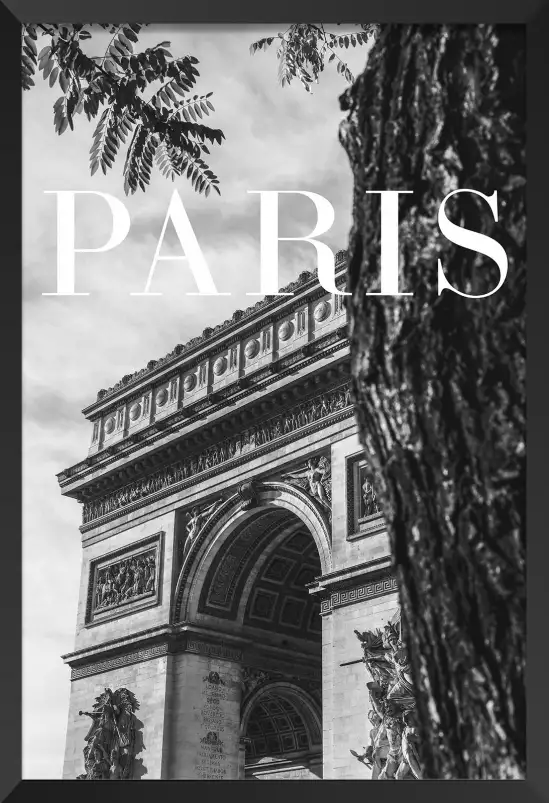 Texte Paris - photographie paris en noir et blanc