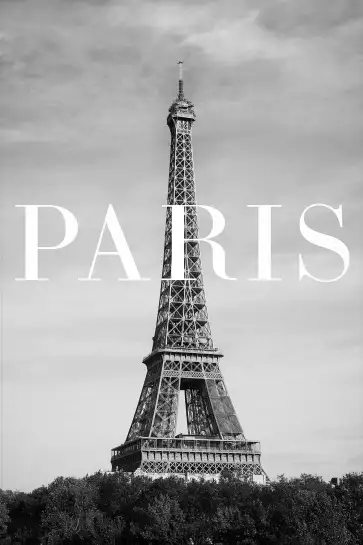 Paris Eiffel - photographie paris en noir et blanc