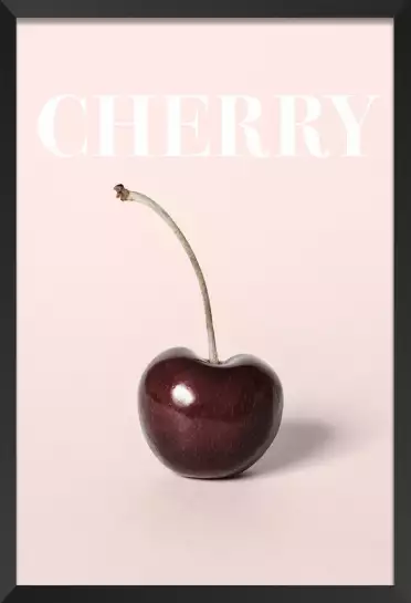 Cherry one - affiche café