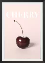 Cherry one - affiche café