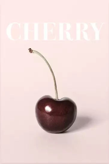 Cherry one - affiche café