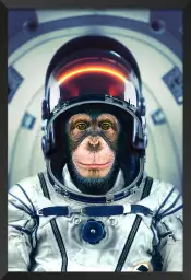 L'astro singe - affiche singe