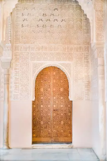Porte de l'Alhambra - affiche orientale