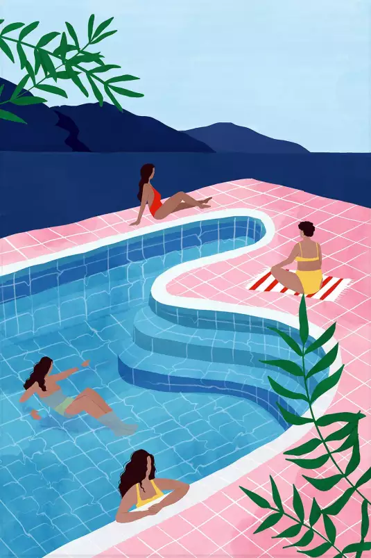 Piscine aux dames - paysages été