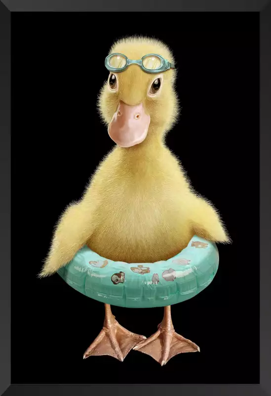 Bouée canard - poster enfant